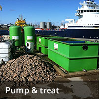 Groundwater remediation - pump and treat